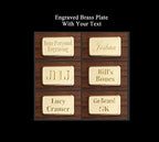 Alex Cramer Double 9 Dominoes Set for Adults with Spinners. Domino Set in Black Walnut Case. Holds 55-Piece Set of Dominoes (Dominos Set)