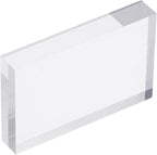 PATIKIL Acrylic Stamp Block, 1 Pack Clear Stamping Block with Grid Lines Decorative Mounting Blocks Set Rectangle for Scrapbooking Crafts Card Making