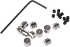10 Pcs Pin Pin Safe Locks Pin Backs Clasp Locking Pin Keeper Backs Brooch Pin Locking Pin Backs with Wrench Tool Pin Backs