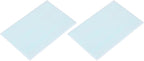 MECCANIXITY 2 Pcs Stained Glass Sheet Mosaic Tile 7.9 Inch x 5.9 Inch Light Blue Stained Glass Sheets for Crafts DIY Art Project