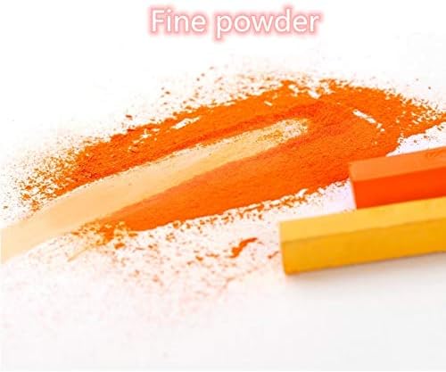 Non Toxic Artist Pastels,Square Soft Pastels Set,Chalks 12/24/36/48 Colors Soft Dry Pastel Artist Chalk Pastel Sticks for Office School Art Drawing Painting Supplies Professional Art Pastel (24Pcs)