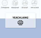 2" x 4" Transparent Thermal Label Stickers,Waterproof Thermal Printer Sticker Labels for Gift Wrapping, Self-Adhesive Name Price Tag DIY Custom Logo Design (250 pcs,Clear)