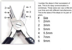 Cynamed German Stainless- 6 in 1 Bail Making Pliers Wire Looping Forming Pliers with Non-Slip Comfort Grip Handle for 2mm to 9mm Loops and Jump Rings-Heavy Duty