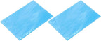 MECCANIXITY 2 Pcs Stained Glass Sheet Mosaic Tile 7.9 Inch x 5.9 Inch Pale Blue Stained Glass Sheets for Crafts DIY Art Project