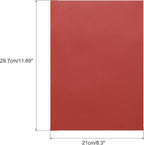MECCANIXITY Colored Vellum Paper, 20 Sheet Red Transparency 11.7 x 8.2 Printable Vellum Paper, Translucent Vellum Sheets for Printing Wedding Invitations, Ink Jet Laser Printer
