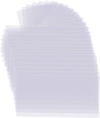 30 PCS Clear Blank Stencil Sheets 12 x 24 Inches, 6 mil Blank Mylar Templates, Large Blank Stencil Material for Making Your Own Stencils