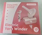 Winartton Electric Yarn Winder for Crocheting, Heavy-Duty Yarn Ball Winder 10 oz Large Capacity, Automatic Yarn Cake Winder Spinner Roller, Crocheting Tools Supplies for Knitting Lovers(Patented)
