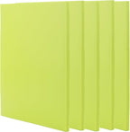 5 PCS Green A4 Rubber Carving Blocks, 8.3 x 11.8 Inch Large Stamp Block, Soft Rubber Stamping for Printmaking, Linoleum for Engraving Crafts