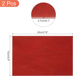 MECCANIXITY 2 Pcs Stained Glass Sheet Mosaic Tile 7.9 Inch x 5.9 Inch Deep Red Stained Glass Sheets for Crafts DIY Art Project