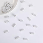 Natural White Turquoise Rectangle Tube Beads 4x13mm 38cm/str Loose Semi Gemstone Stone Beads for Making Bracelets Necklace Earrings