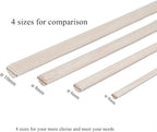 12 Pack Round Wood Dowel Rods 3/8x3/8x12 Inch Balsa Wood Sticks φ3/8 Inch Natural Wood Color Unfinished Wood for Cricut Maker Make Models of House Airplane Ship Boat DIY Wooden Model(10x10x305mm)