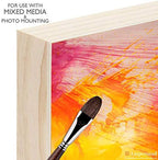 Ampersand Art Supply Unprimed Basswood Artist Panel, 1-1/2" Cradled Profile 8"x8"