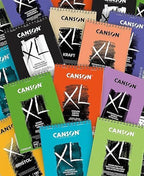 Canson XL Watercolour 300gsm A3 Paper, Cold Pressed, Spiral Pad Short Side, 30 White Sheets, Ideal for Professional Artists