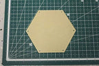 Hexagon Quilting Template Set - 6" with 1/4" Seam Allowance - Durable Acrylic Templates for Quilting, Patchwork, Crafting, & Sewing Projects - Clear Templates for Accurate Designing