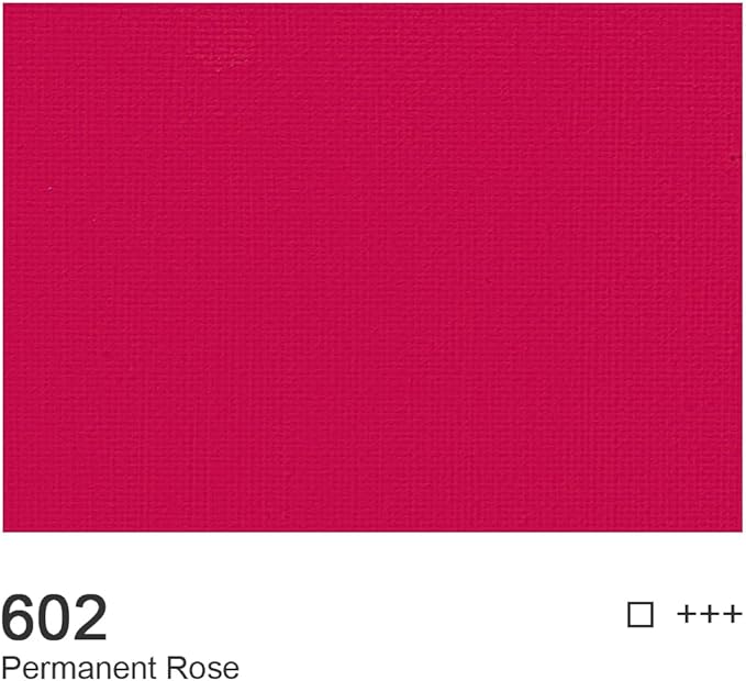 AUREUO Permanent Rose Acrylic Paint, 4 Fl Oz / 120ml Single Tube, Rich Pigment Art Craft Paints for Canvas, Rocks, Wood, Ceramic, Fabric - Art Supplies for Beginners, Professionals, Artists