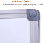 Premium 72"x 48" Multipurpose Magnetic Dry Erase Board with Aluminum Frame | Versatile Wall-Mounted Whiteboard with Pen Tray for Enhanced Office and Classroom Presentations