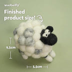 Woolbuddy Needle Felting Kit for Beginners & Adults – DIY Sheep Animal Craft Kit – Complete Starter Set with Wool, Needles & Step-by-Step Instructions