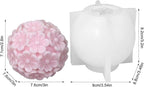 Chrysanthemum Ball Candle Soap Mold Daisy Flower Silicone Mold for Fondant,Chocolate,Candy, Bath Bomb,Epoxy Resin,Plaster, Polymer Clay