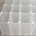 ARTIBETTER 50pcs Modular Cube Connectors Durable Storage Connectors for Wire Shelves Closet Organizers Easy Assembly Versatile Connection for Shoe Cubes Modular Storage