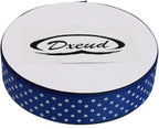 Polka Dot Grosgrain Ribbon 25 Yard Each Roll 100% Polyester (3/4", Royal Blue)