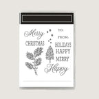 2025-2026 Stamps and Dies for Card Making, Stamps and Dies Set 2025 for Christmas and Halloween, Die Cut DIY Various Festivals Album Scrapbooking Birthdays Greeting Card (M4307)