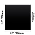 Anodized Aluminum Sheet Metal 11.3 x 11.3 x 1/32 Inch Metal Plates Engraving Blanks for CNC Laser Engraving DIY Card, 0.8MM Thin Decorative Aluminum Metal Sheets for Crafting, House Decorat