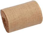 3 Pack - 90 feet Burlap Ribbon 5" x 10 Yards Natural Jute 5 Inch 30ft roll (Natural, 5 Inch X 10 Yards) Total 30 Yards