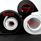 Labzhang Black EVA Foam Cosplay, 1 Piece of 4mm Craft Foam,Cosplay Foam, 14" x 39" Ultra-high Density 80 kg/m3 EVA Foam Sheets