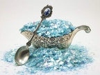 Blue Flitter Iridescent Ice Glitter Flakes for Nail Art - Lightweight Holographic Polyester - 311-4341 - 1/2 oz (14 Grams)