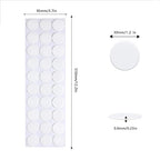 Adhesive Stick dots Two-Sided Sided Mounting Putty Stick Tack for Wall Hanging Crafts Balloons Festival Party Decorations,Clean Removable(1.2"*1.2"-180)