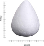 EORTA 80 Pieces Fondant Flower Forming Holders Oval Foam Flower Modeling Support Sugar Fondant Flowers Making Accessories for DIY Sugarcraft Baking Art, Small, 2X2.5 CM