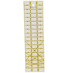 HONEYSEW Quilting Templates Acrylic Sewing Ruler with Non-Slip Rings for Quilting and Sewing Fabric Cutting Angles Rectangle Ruler (6PCS Set)