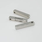 StayMax Rectangle Bar Engraving Blanks Stainless Steel Engraving Blank 10 Pack