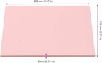8PCS 8 x 6 Inches Pink Rubber Carving Block, Soft Rubber Stamp Carving Blocks, Rubber Linoleum Block for Craft, DIY