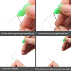 Eketirry Plastic Needle threaders, 35pcs Needle Threader Hand Machine Sewing Tool for Sewing Crafting, Knitting Craft, Quilting, DIY Art, Color Random (35)
