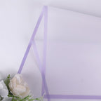 FUHITIM 20 Sheets Flower Wrapping Paper - Waterproof Floral Bouquet Packaging Paper for DIY Crafts，Florist Supplies Packaging Paper for Wedding Birthday Gift (Translucent Light Purple)