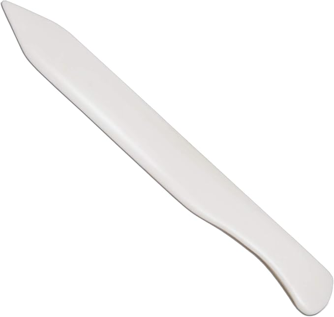VENCINK Large Genuine Bone Folder Origami Craft Paper Creaser Crafting Folding Scoring Burnishing Creasing Scrapbooking Tools for Beginner DIY Bookbinding Supplies Leather Origami Paper Crafts