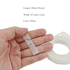 HAHIYO White 3Rolls 0.5Inch Wide Floral Tape - 270Feet/90Yard Total Paper Waterproof Florist Stem Wrap Tape Decorative Tape for Bouquet Stem Wrapping Corsages Flower Arranging Floral Craft
