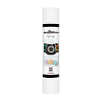 TECKWRAP White Permanent Glitter Vinyl – White Glitter Adhesive Vinyl Roll 1ft x 5ft, Shimmer Vinyl for DIY Crafts, Decals, Stickers
