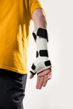 Rolyan Polyflex II, 3/32" x 18" x 24", 1% Perforated, White, 4 Sheets, Highly Conformable Splinting Thermoplastic, Fabricate Custom Orthotics for Hand, Wrist, Thumb, Fingers, Low Resistance, OT PT Use