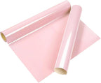 VINYL FROG Heat Transfer Vinyl Roll HTV Vinyl - 12" x5ft Pastel Pink Iron on Vinyl for T-Shirts, Heat Press Vinyl for DIY Craft Designs (Pastel Pink)