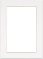 5.5x8.5 Mat for 8.5x11 Frame - Precut Mat Board Acid-Free White 5.5x8.5 Photo Matte For a 8.5x11 Picture Frame, Premium Matboard for Family Photos, Show Kits, Art, Picture Framing, Pack of 25 Mats