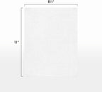 LUXPaper 8.5" x 11" Paper | Letter Size | White Linen | 24lb. (60lb. Text) | 500 Qty