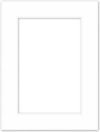 Poster Master Smooth White Matboard – 4-Ply Acid-Free Picture Mat Board with 45° Beveled Cut, Made in USA, Custom Cut to Any Size, 1/16" Thickness for Framing & Displays