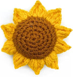 Sunflower Pin Cushion, Handmade Knitted Pincushions, Cute Pin Cushions Needle Holders for Sewing Quilting Accessory, DIY Crafts or Patchwork Decor