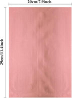 Briartw 20x29cm Hot Foil Paper 50 Sheets Pack Toner Reactive Foil Hot Stamping Foil Paper by Laser Printer and Laminator for Scrapbooking Craft Cardmaking DIY Album (Pink, 100 Sheets)