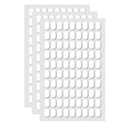 270 Pcs Sticky Tack Poster Stickers, Double Sided Sticky Round Clear Stickers, No Trace Poster Adhesive Putty Removable Waterproof Adhesive Dots for Festival Decoration Sticky Dot (0.31" X 0.51")