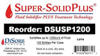 DiSorb Suction Canister Sterilizer Absorbent Powder - Absorbs Bodily Fluids & Blood - For Hospitals, Health Care Facilities, Veterinary Clinics - EPA Approved Solidifier - 1200cc -100 Bottles Per Case