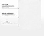 LUXPaper 8.5" x 11" Paper | Letter Size | White Linen | 24lb. (60lb. Text) | 500 Qty