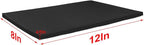 Foam Sheets with Adhesive Backing Foam Padding Neoprene Rubber Mat Closed Cell Sheet Anti-Slip Insulation Rubber Anti Vibration Square Pad (12" x 8" x 4/5", 4 Pcs)